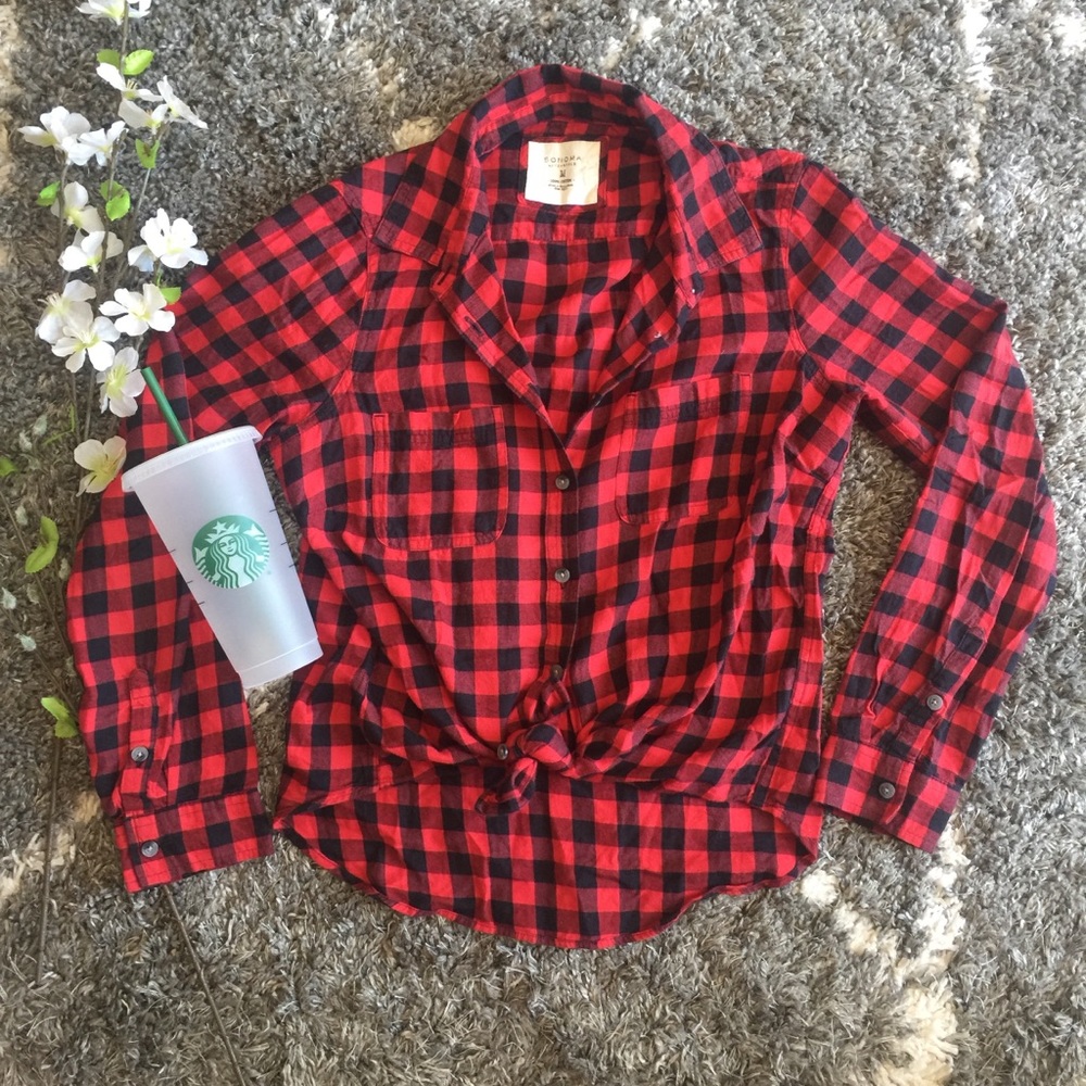 Buffalo Plaid Flannel Shirt